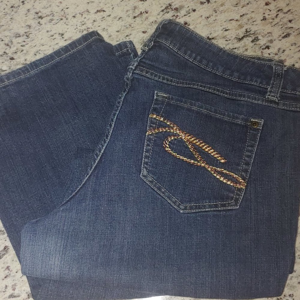 Straight leg jean in 16M